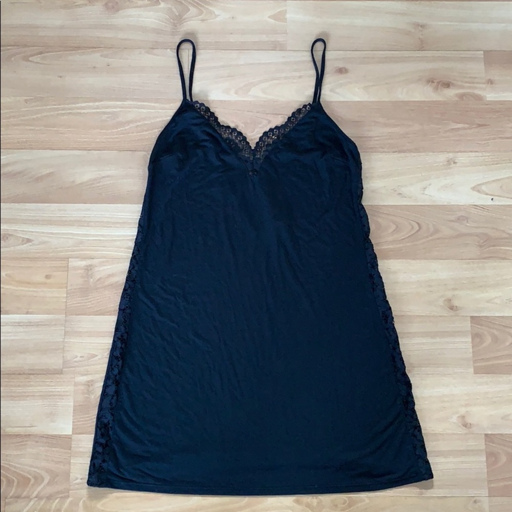 Black Victoria’s Secret Super Soft Chemise Small